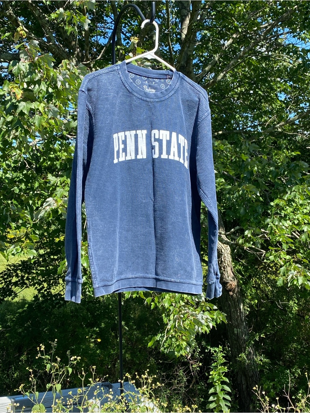 Penn State Women’s Navy Blue Long-Sleeve thermal sweatshirt